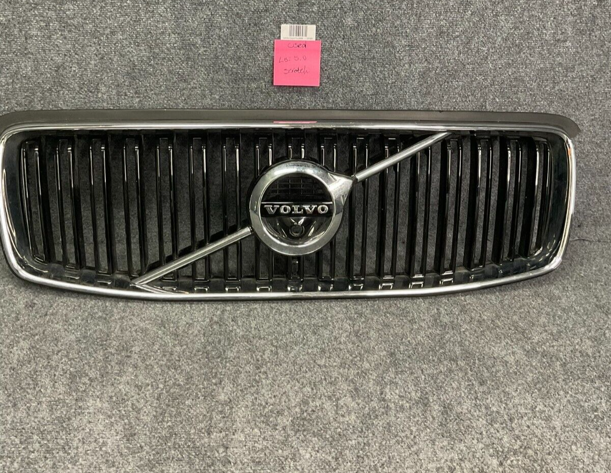 2017-2020-Volvo-XC60-Front-Upper-Bumper-Chrome-Radiator-Grille-W-Emblem-335449658241