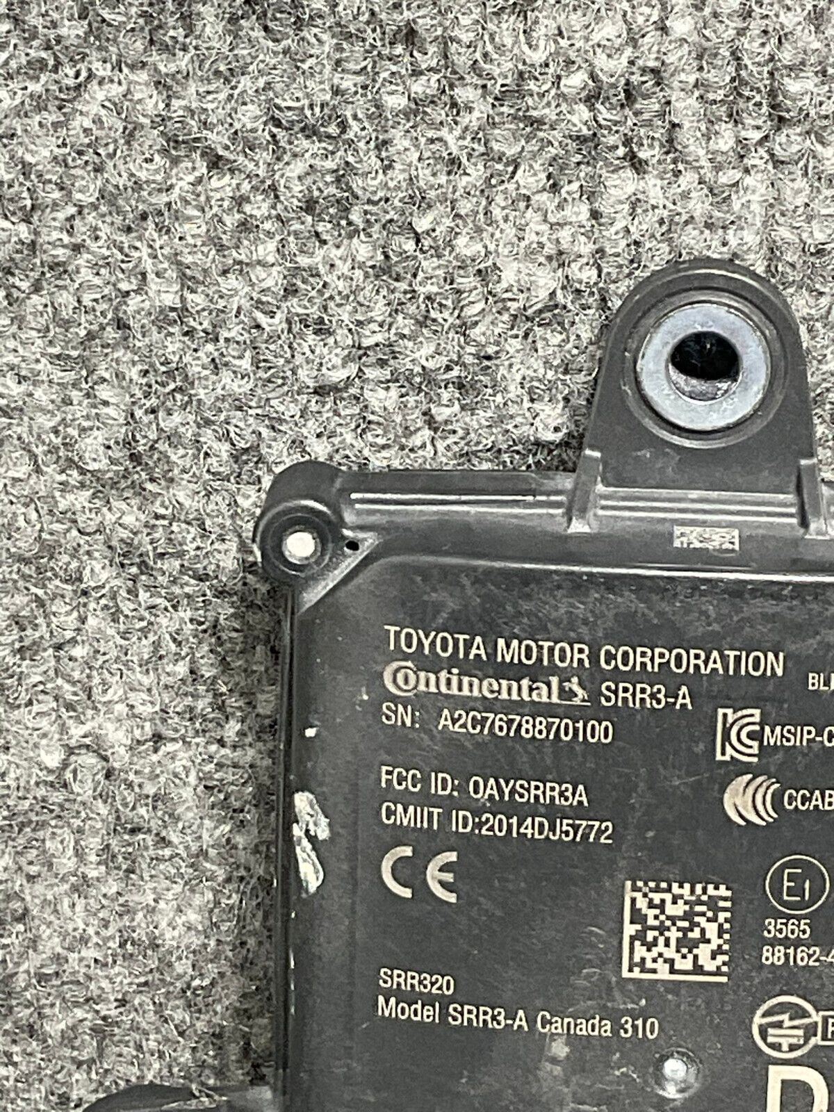 2019-2020-Toyota-Prius-Rear-Right-Blind-Spot-Monitor-Radar-Sensor-88162-47030-335347594213-2
