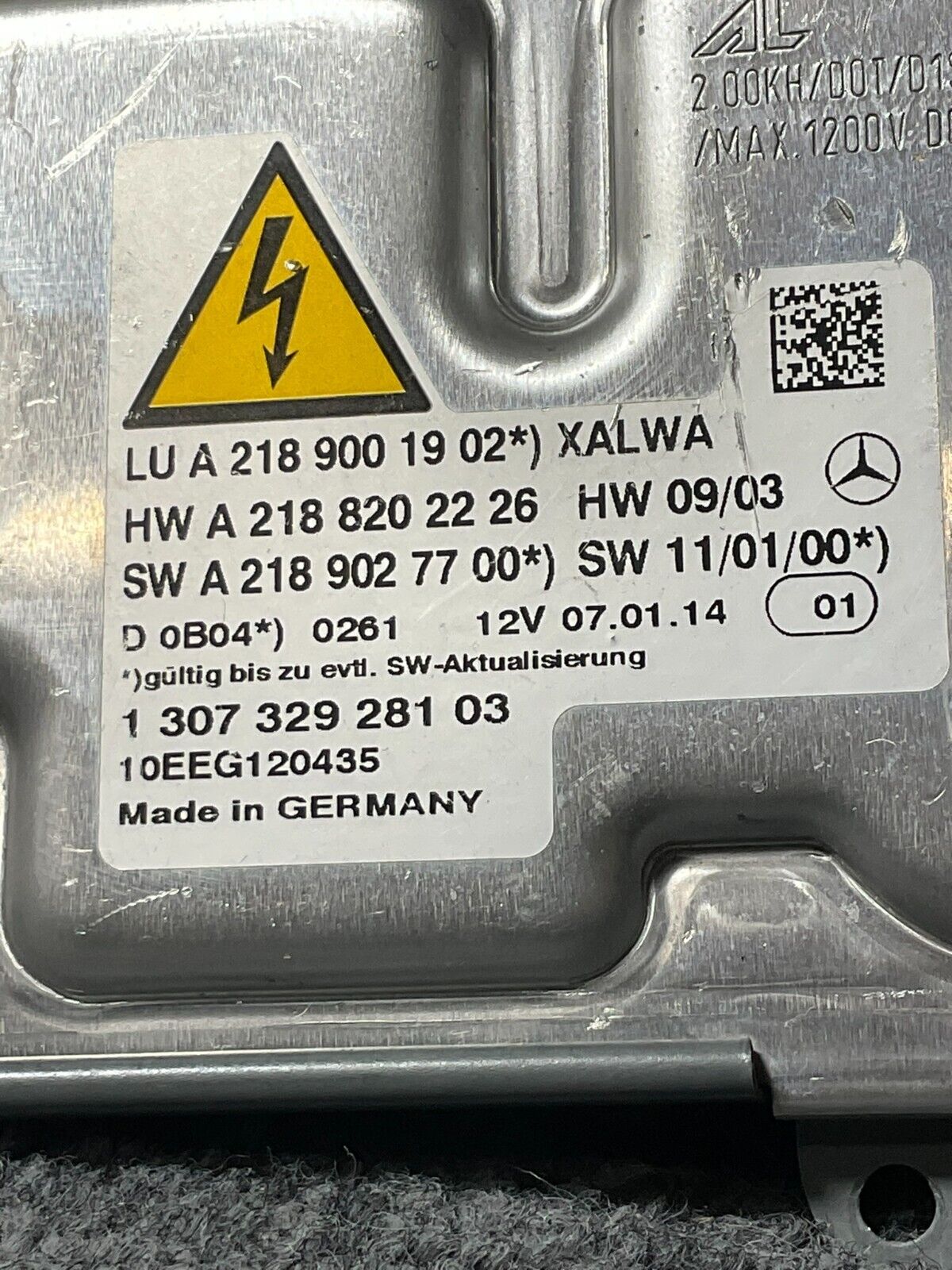 Mercedes-W218-CLS550-CLS63-Xenon-Headlight-Regulator-Ballast-Module-A2189001902-335399575923-4