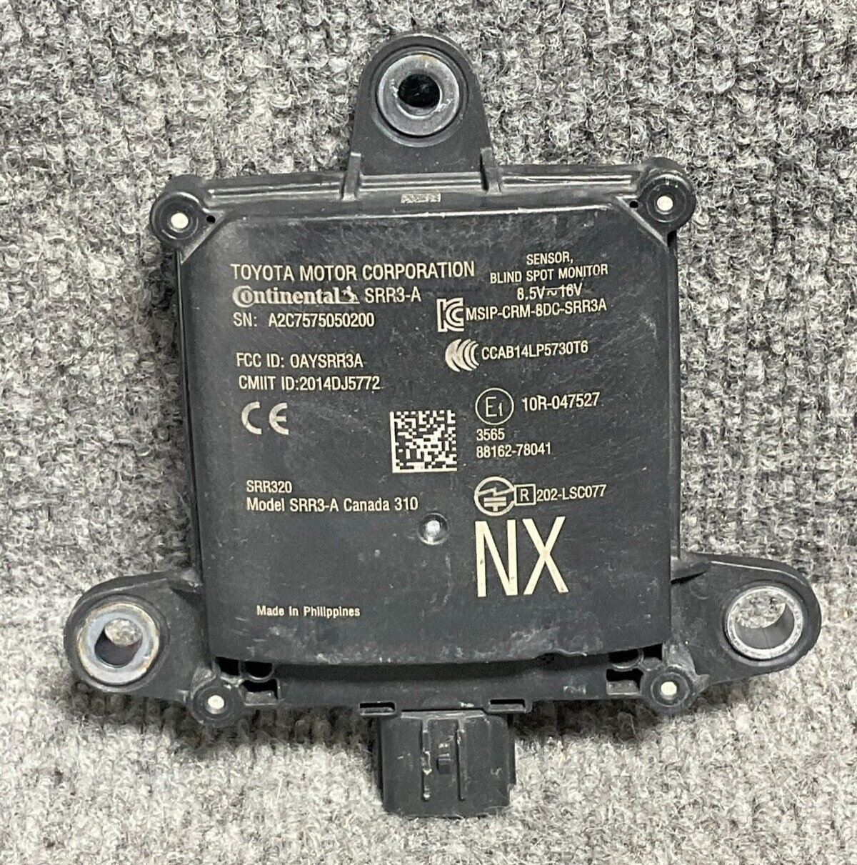 2018-2019-Lexus-NX300-NX300h-Blind-Spot-Monitor-Sensor-88162-78041-335357972735