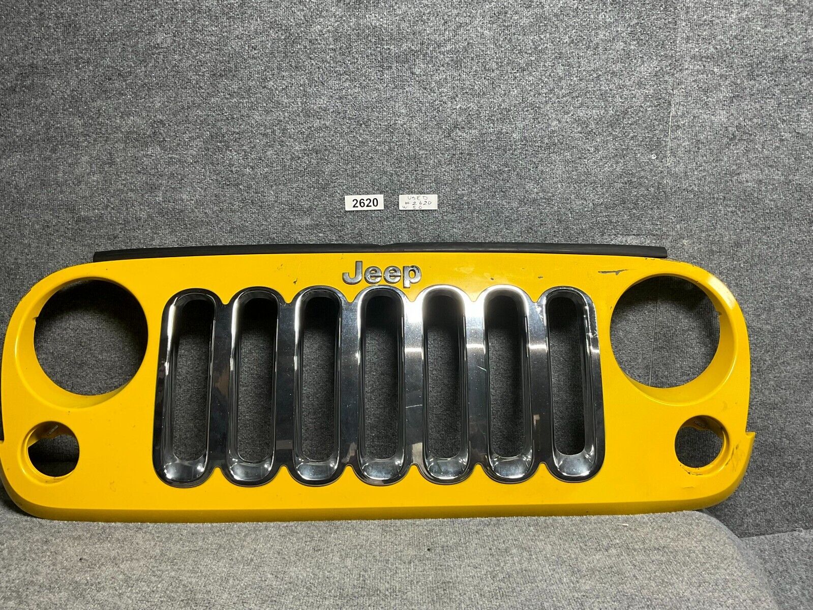 2007-2018-JEEP-WRANGLER-JK-DRAGON-FRONT-BUMPER-CENTER-GRILL-GRILLE-OEM-5NB84TRM-335393467847