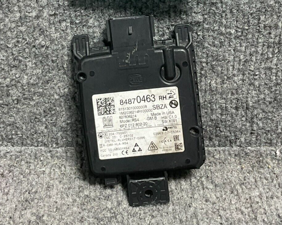 23-Cadillac-CT4-Right-Passenger-Side-Blind-Spot-Computer-Control-Module-84870463-335381562497